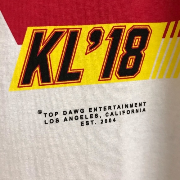Limited Edition TDE Top Dawg Entertainment Kendrick Lamar KL18 Tee Size Medium - Picture 5 of 13